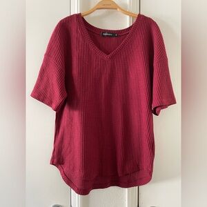 Merokeety women’s waffle knit top